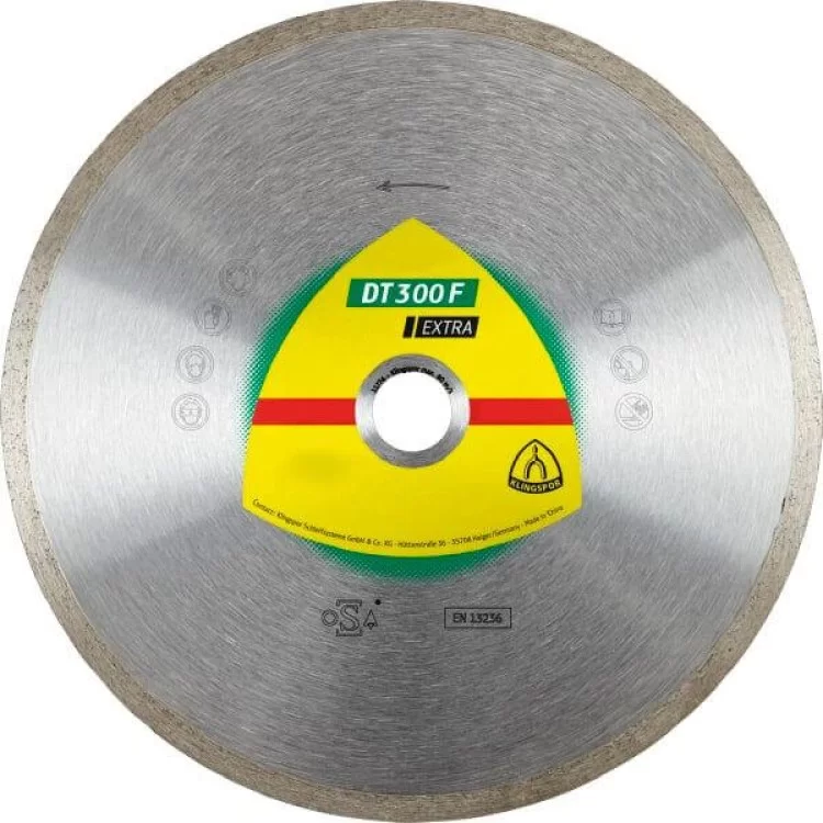Алмазний диск по кераміці KLINGSPOR 125x22.23 DT300F EXTRA