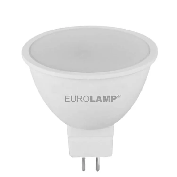 Лампа светодиодная EUROLAMP LED ЕКО MR16 5W 12V GU5.3 4000K (LED-SMD-05534(12)(D))