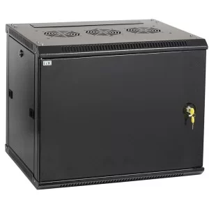 Черный серверный шкаф 19" ITK LWR5-06U66-MF LINEA W 6U 600x600мм