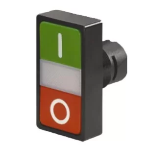 Кнопка двойная с маркировкой New Elfin с подсветкой IP40