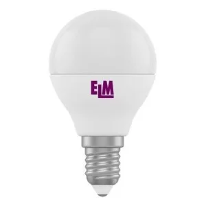 LED лампочка сферическая D45 5Вт PA10L E14 Electrum 3000К