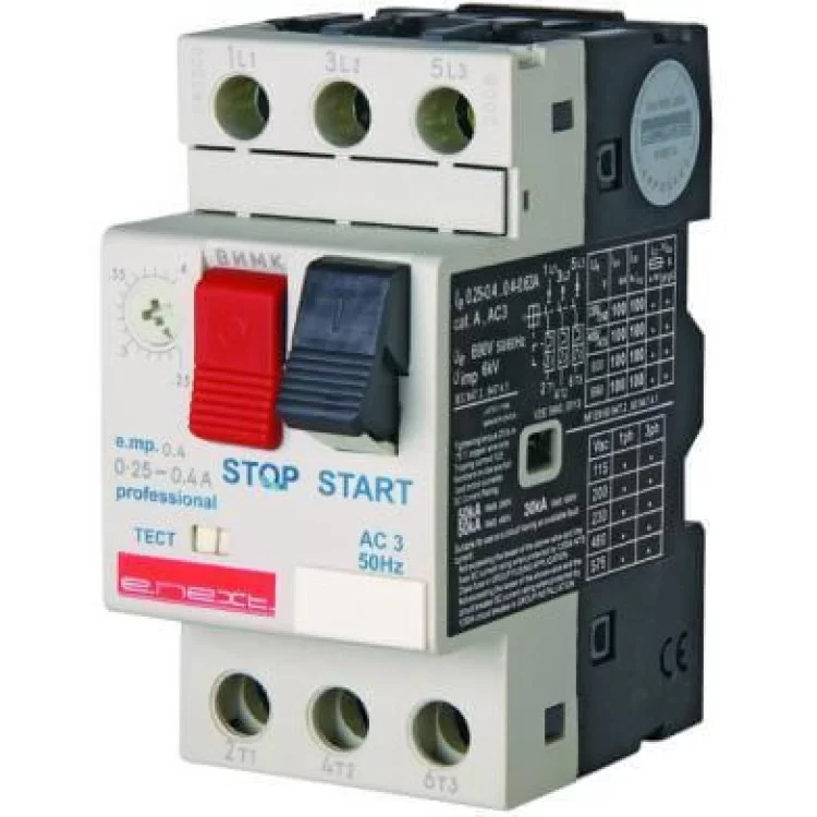 Автомат захисту електродвигуна e.mp.pro.1,0,63-1А