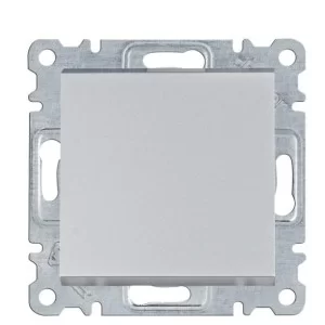 Перехресний вимикач Hager WL0032 Lumina 10АХ/230В (сріблястий)
