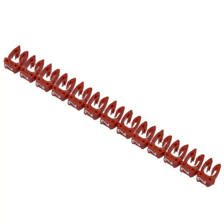 Червоні кабельні маркери IEK UMK02-02-2 МКН-«2» 2.5мм² (1000шт/упак)