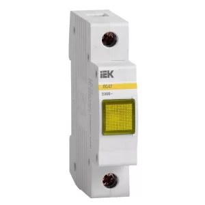 Желтая cигнальная лампа IEK ЛС-47 (MLS10-230-K05)