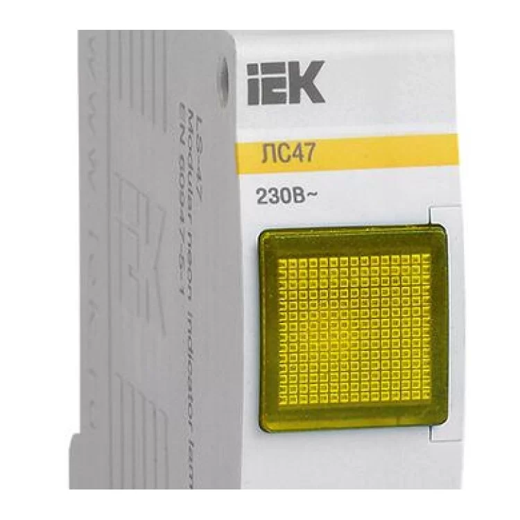 Жовта cигнальная лампа IEK ЛС-47 (MLS10-230-K05) ціна 56грн - фотографія 2