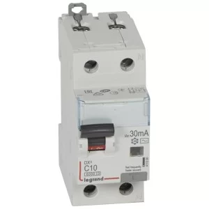 Диференціальний автоматичний вимикач Legrand (411000) 1P+N C 10A 30mA AC