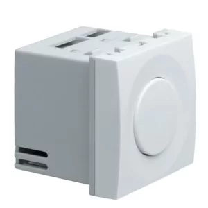 Поворотный светорегулятор Hager Systo WS060 2М (белый)