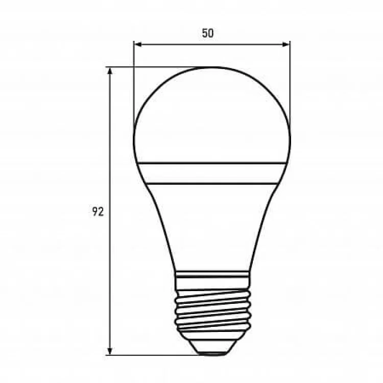 в продаже Лампа светодиодная EKOPAK (2шт) A50. 7W. E27. 3000K (50) EUROLAMP - фото 3