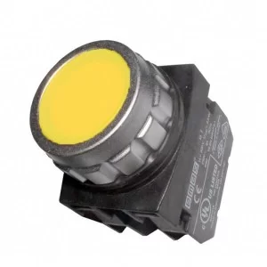 Натискна кнопка EMAS H102DS (1НО+1НC) жовта