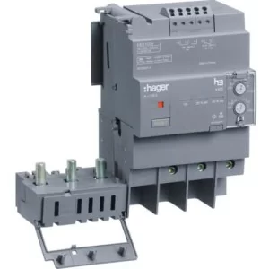 Блок защитного отключения Hager HBA160H для автоматических выключателей Х160: 3P 160A утечка тока 0,03-6А