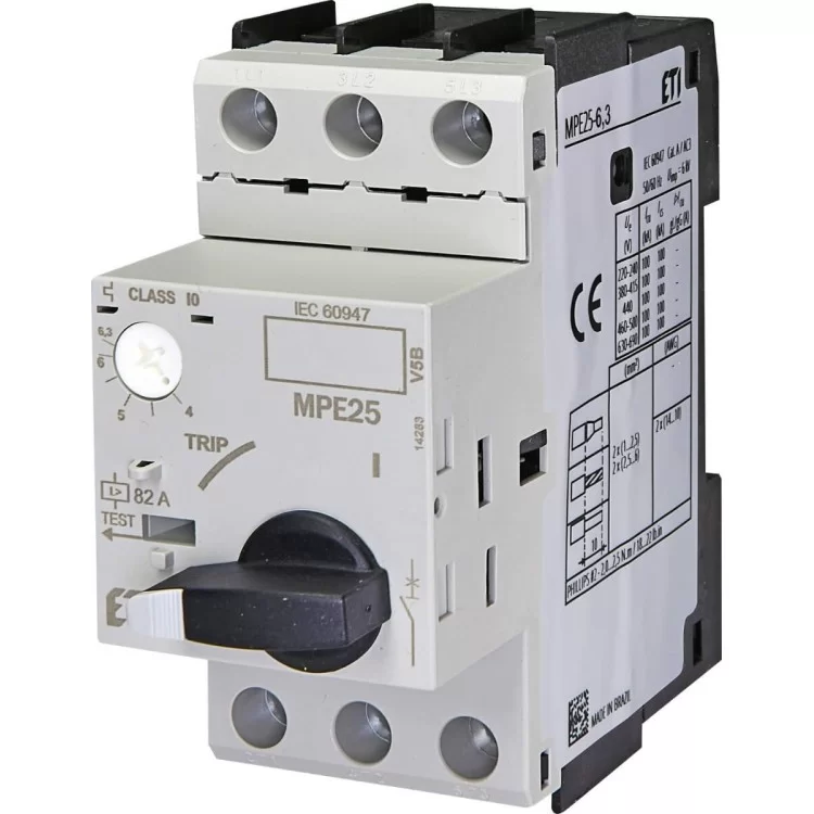 Автомат захисту двигуна ETI 004648009 MPE25-6.3