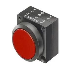 Красная нажимная кнопка Schrack MSL12000R с фиксацией