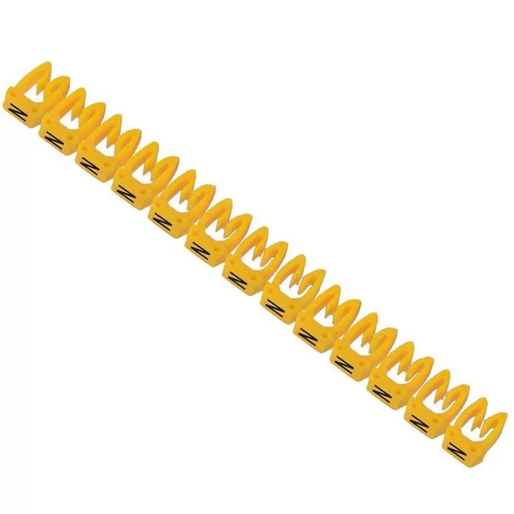 Жовті кабельні маркери IEK UMK01-02-N МКН-«N» 1.5мм² (1500шт/упак)