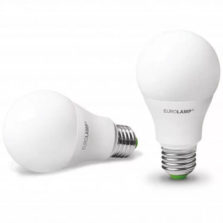 в продаже Лампа светодиодная EUROLAMP LED ЕКО A60 E27 10W 4000K (2шт) - фото 3