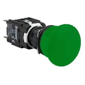 Кнопка «грибок» EMAS D200YM30Y без фіксації D=30мм (1НЗ) зелена