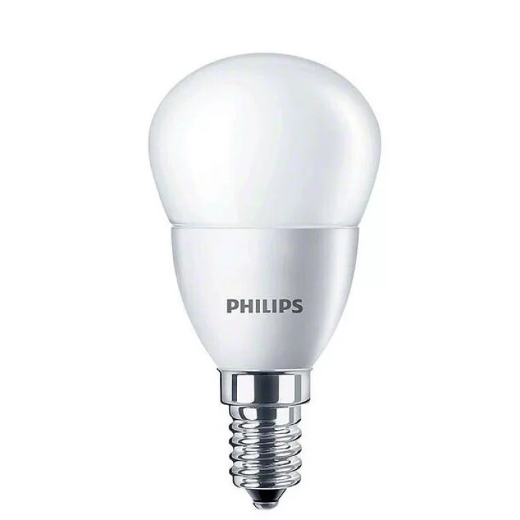 Світлодіодна лампа Philips 929001886907 EssLED Luster 840 P45NDFR RCA E14 6,5Вт
