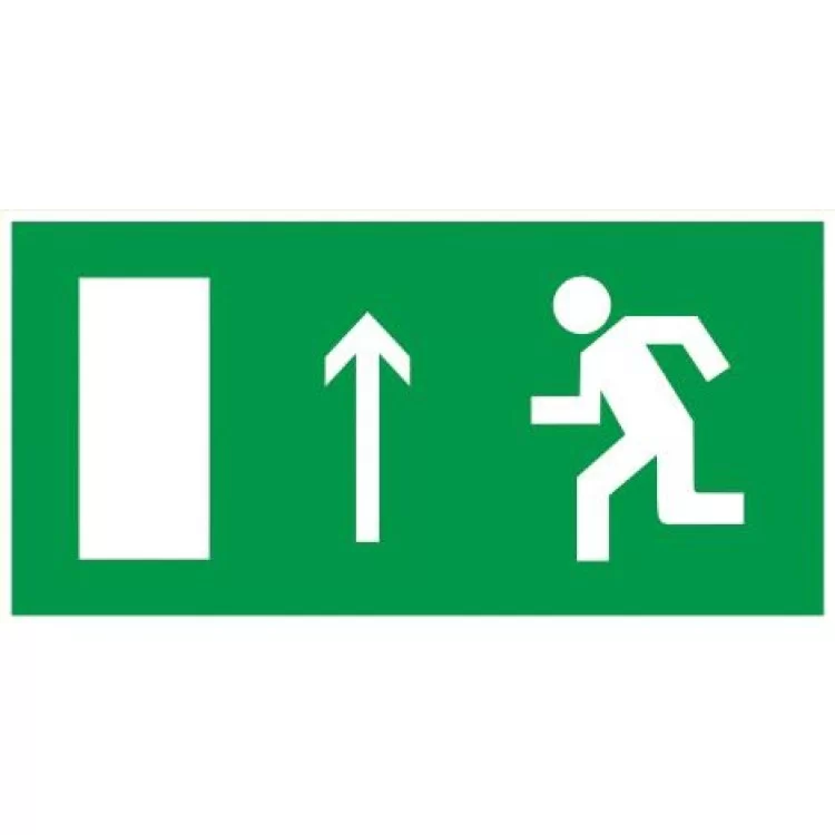 Знак «Направление к выходу прямо»