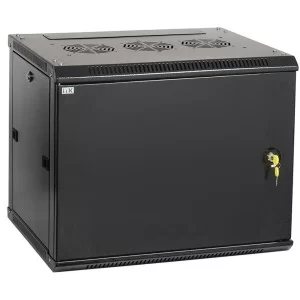 Чорна серверна шафа 19 ITK LWR5-06U64-MF LINEA W 6U 600x450мм