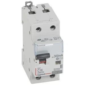 Диференційний автоматичний вимикач Legrand (411024) 1P+N C 16A 300мA AC