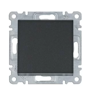 Перекрестный выключатель Hager WL0033 Lumina 10АХ/230В (черный)