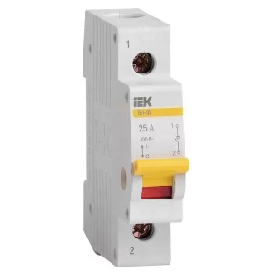 Выключатель нагрузки IEK MNV10-1-025 ВН-32 1Р 25А