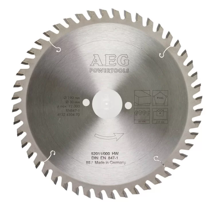 Пильний диск для ручного інструмента AEG 4932430470