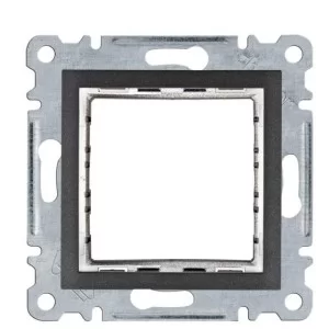 Рамка-адаптер Hager WL2513 Lumina для изделий 45х45 (черная)
