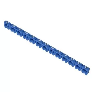 Блакитні кабельні маркери IEK UMK01-02-6 МКН-«6» 1.5мм² (1500шт/упак)