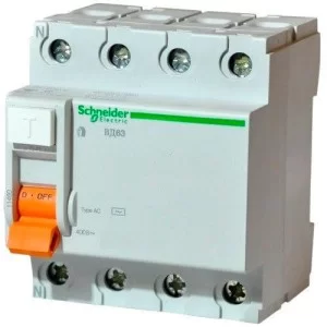 УЗО Schneider Electric ВД63 4P 40A 300mА АС