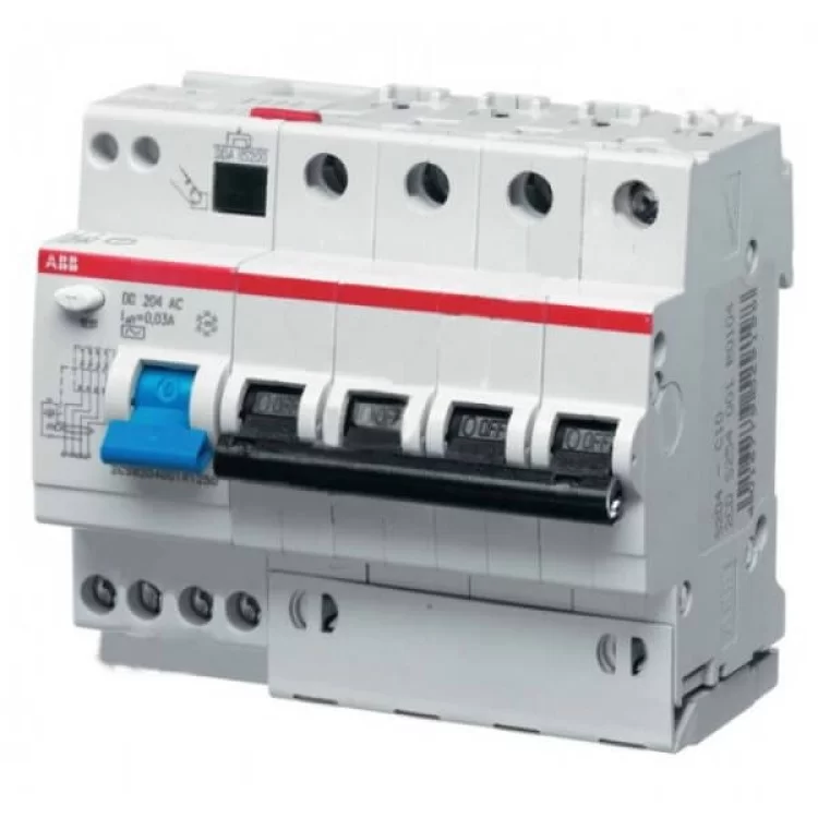 Диференційний автоматичний вимикач ABB DS204AC-C16/0,03