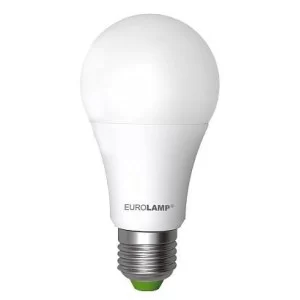 Лампа світлодіодна ЕКО (D) A60. 10W. E27. 3000K (50) EUROLAMP