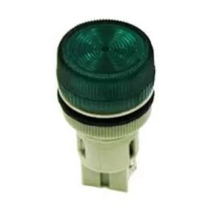 Светосигнальная лампа ENR-22 Ø22мм зеленая неон/240В цилиндр IEK