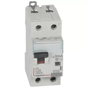 Диференційний автоматичний вимикач Legrand (411004) 1P+N C 25A 30mA AC