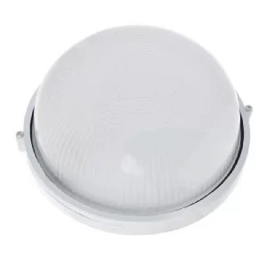 Світлодіодний круглий настінний світильник Євросвітло 56673 WOL-10 60Вт Е27 IP65 (білий)