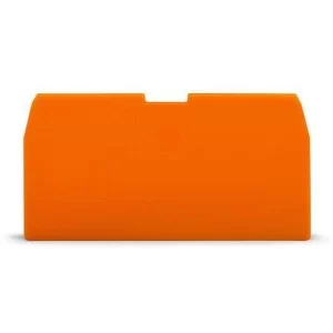Конечная пластина Wago 870-944 к четырехконтактной клемме (оранжевая)