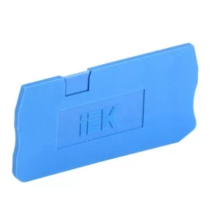 Синяя заглушка IEK YZN11D-3-ZGL-002-K07 для КПИ 3в-1.5/2.5 на 3 вывода