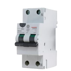 Диференційний автоматичний вимикач General Electric DM60C20/030 2P AC 6kA
