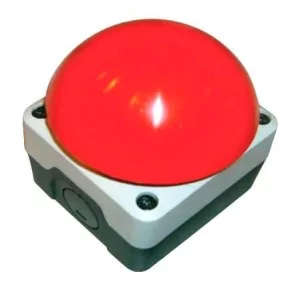 Кнопковий пост EMAS P1з400M72 (P1з400M-72) з кнопкою «грибок» без фіксації D=72mm (1НC)