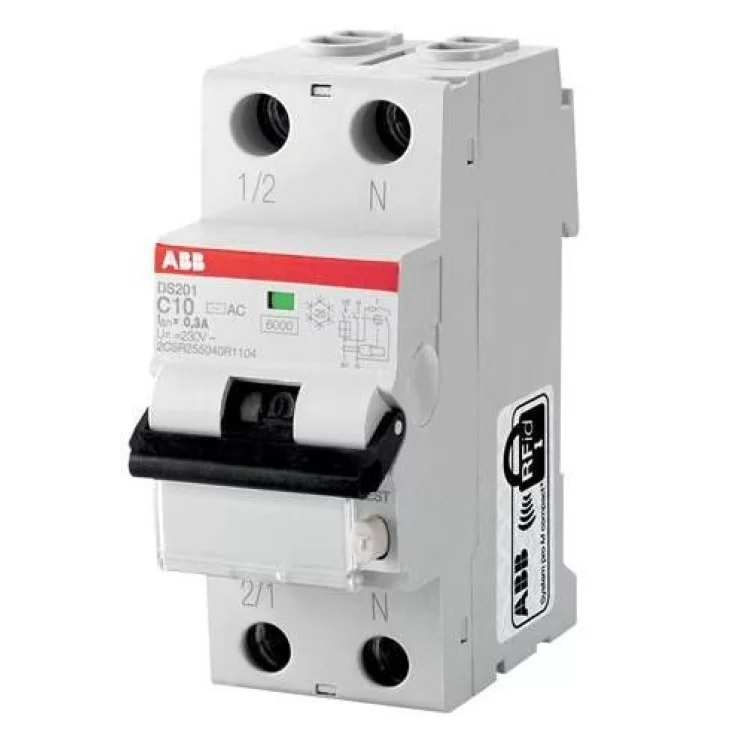 Диференційний вимикач ABB DS201C16AC30