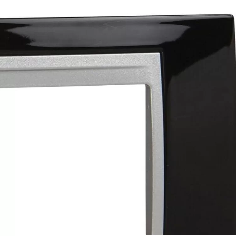 Рамка 1-местная, Unica Top, черный родий/алюминий Schneider Electric цена 820грн - фотография 2