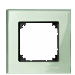 Рамка одинарна M-ELEGANCE glass зелений Merten, MTN404104