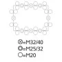 Коробка распределительная Spelsberg PC 2518-9-m (24-M20 4-M25/32 4-M32/40)