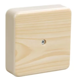Распаячная коробка с контактной группой IEK КМ 41216-04 75х75х28 сосна (UKO10-075-075-028-K34)