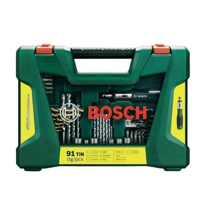 Комбінований набір будівельних інструментів Bosch V-Line-91 ціна 0грн - фотографія 2
