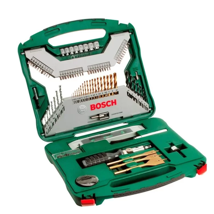 Набор строительных принадлежностей и инструментов Bosch X-Line-100 Promoline цена 1 943грн - фотография 2