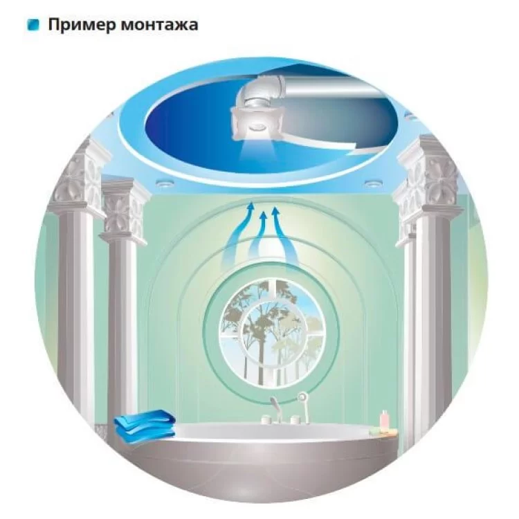 продаем Осевой декоративный вентилятор Vents 100 Х Турбо в Украине - фото 4