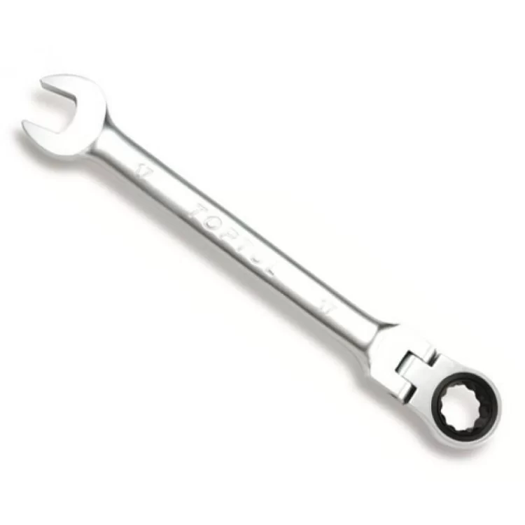 Ключ рожково-накидной трещоточный с шарниром TOPTUL 10мм AOAH1010