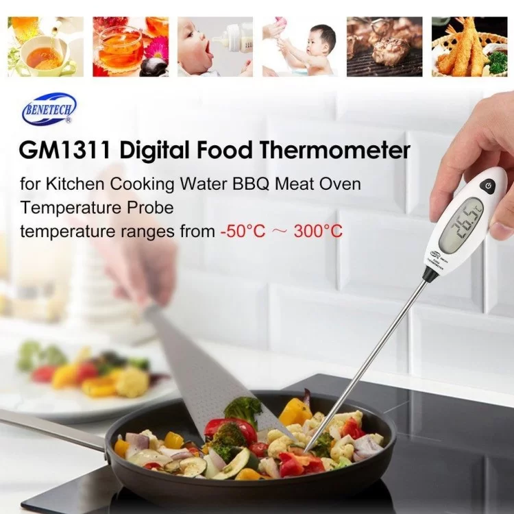 Термометр харчовий -50-300°C BENETECH GM1311 інструкція - картинка 6