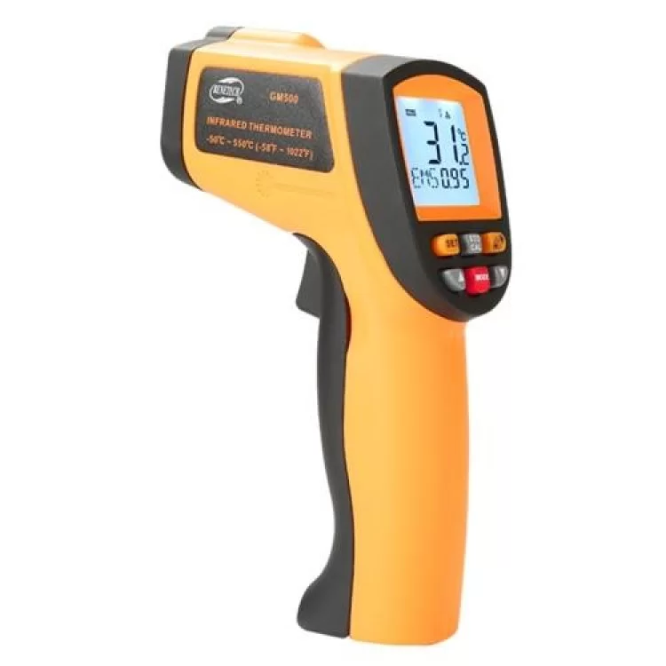Пірометр інфрачервоний для вимірювання температури -50-550°C BENETECH GM500
